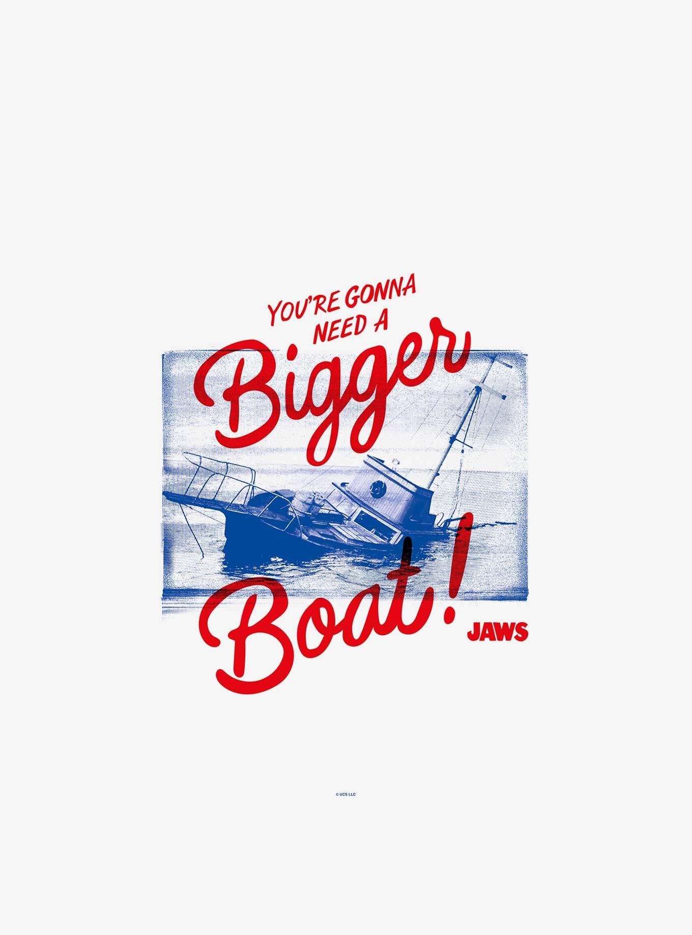 Jaws You Re Gonna Need A Bigger Boat Poster White Boxlunch