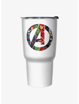 Marvel Avengers Heroes Icon Travel Mug, , hi-res