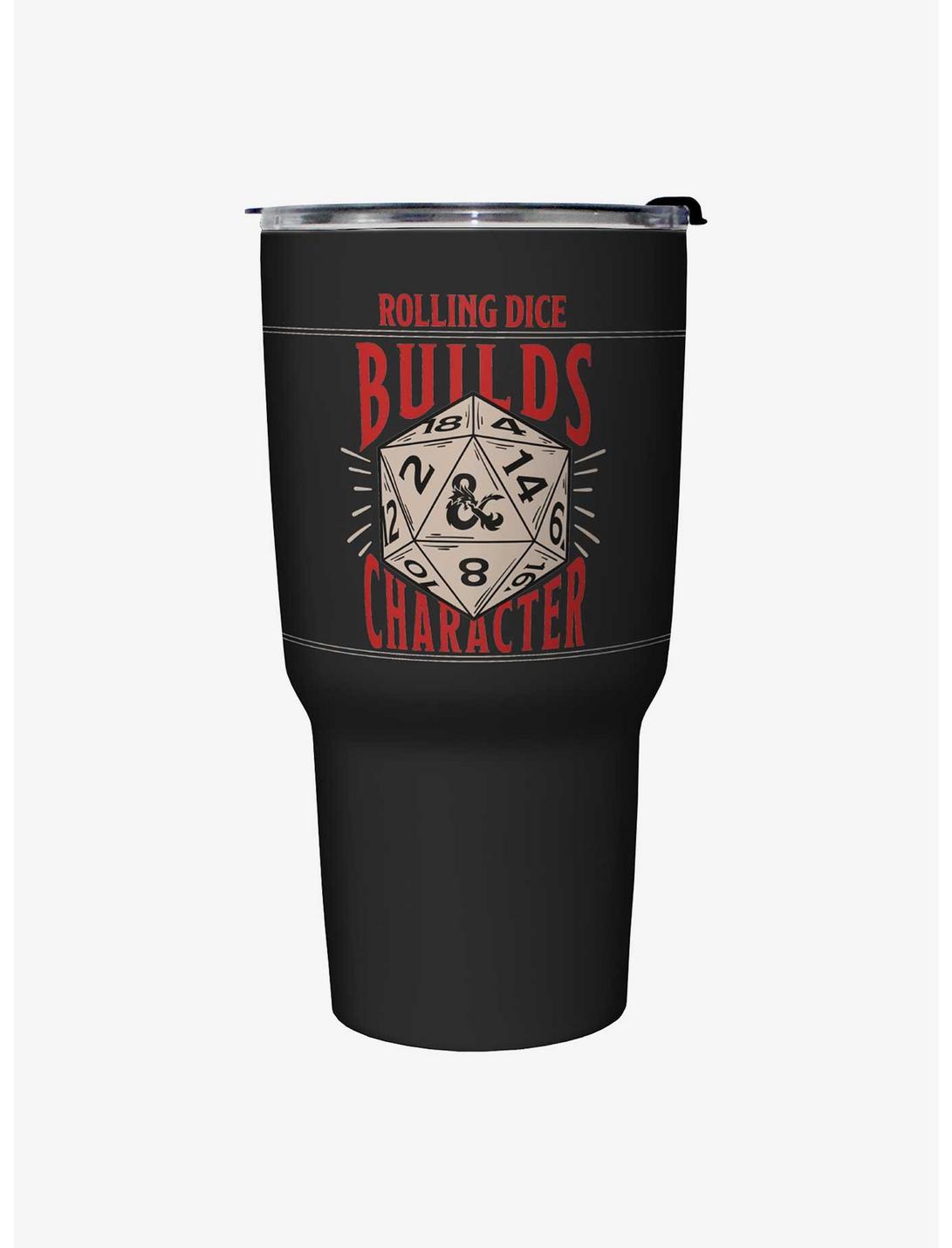 Dungeons & Dragons Rolling Dice Builds Character Travel Mug, , hi-res