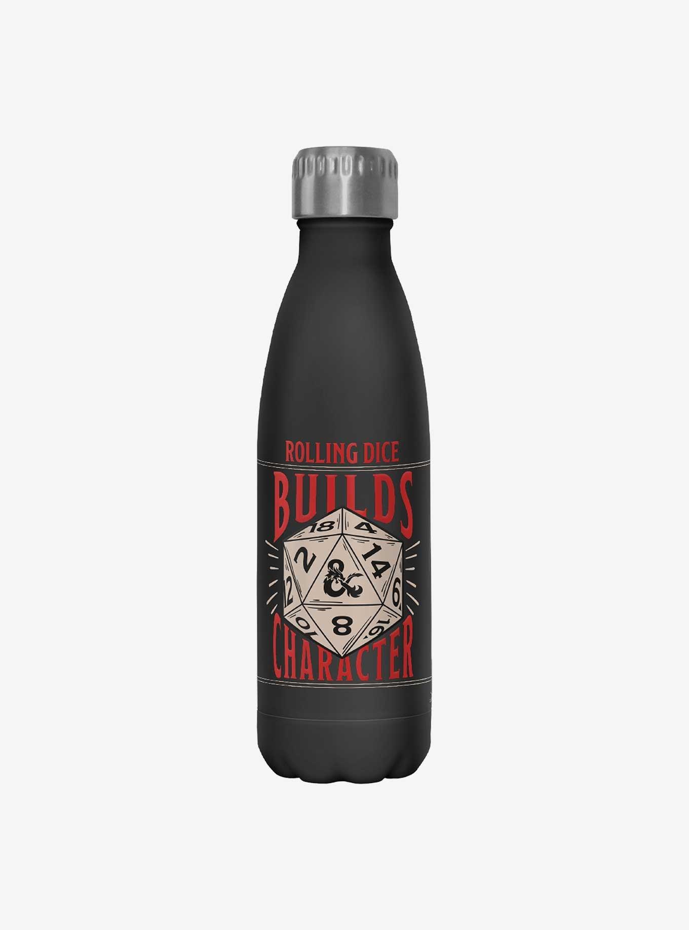 Dungeons & Dragons Rolling Dice Builds Character Water Bottle, , hi-res