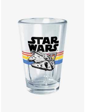Star Wars Vintage Falcon Stripes Mini Glass, , hi-res