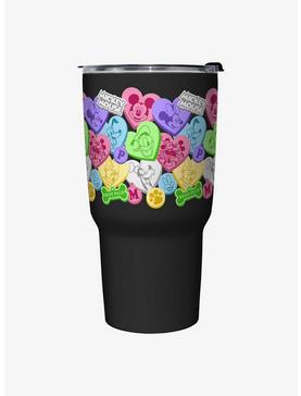 Plus Size Disney Mickey Mouse Candy Hearts Travel Mug, , hi-res