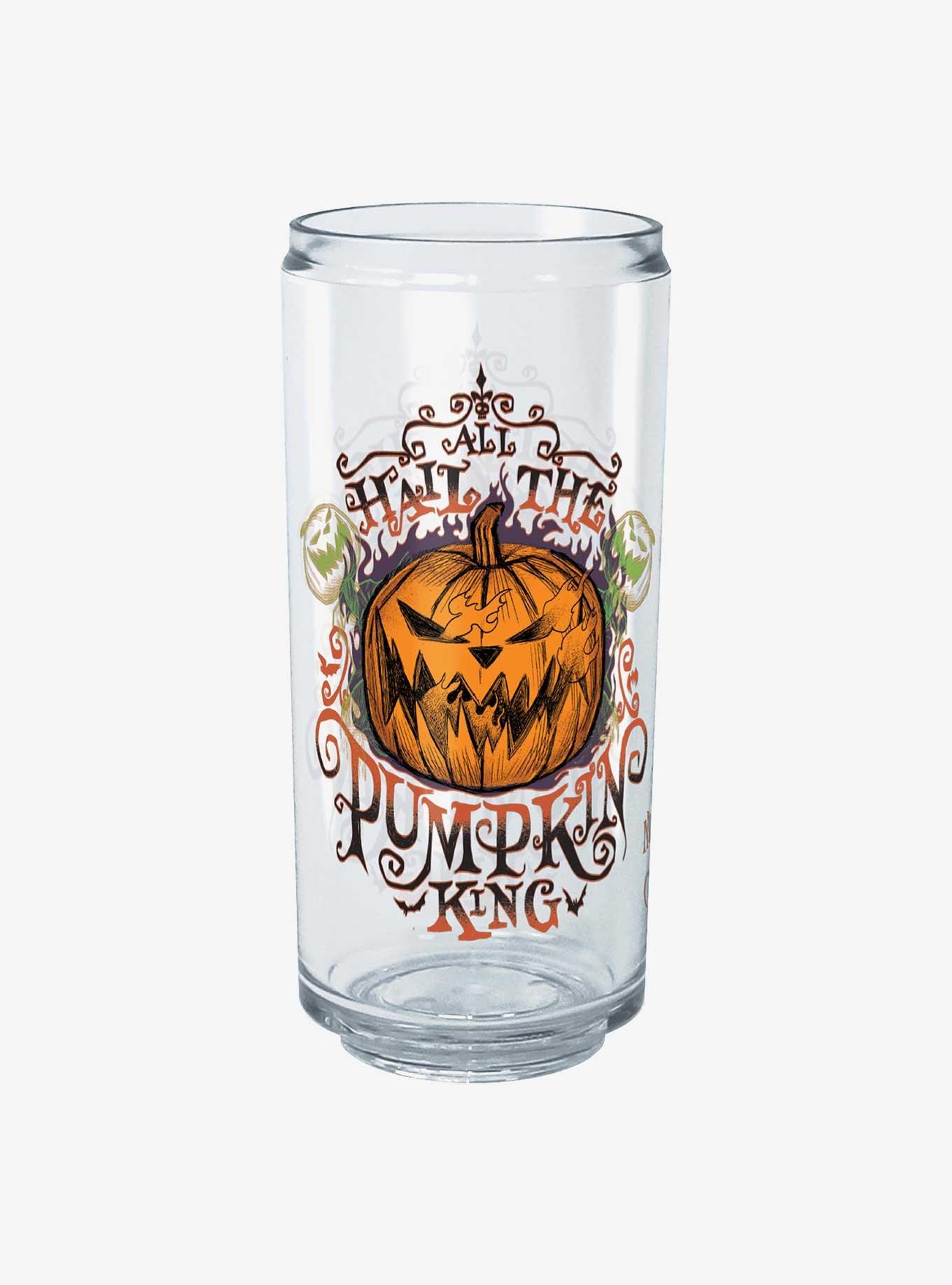 Mouse Pumpkins Halloween 16oz Glass Cup With Lid and Straw