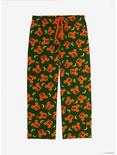 Disney Mickey Mouse Jack-o-Lantern Allover Print Plus Size Sleep Pants - BoxLunch Exclusive, FOREST GREEN, hi-res