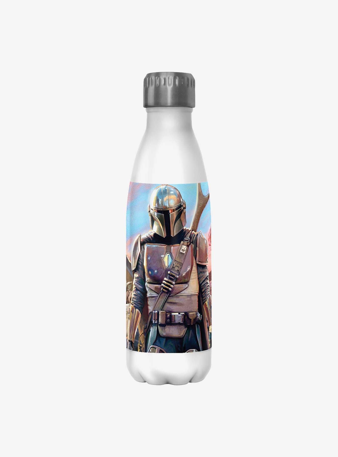 Disney The Mandalorian Family Postcard Water Bottle, , hi-res