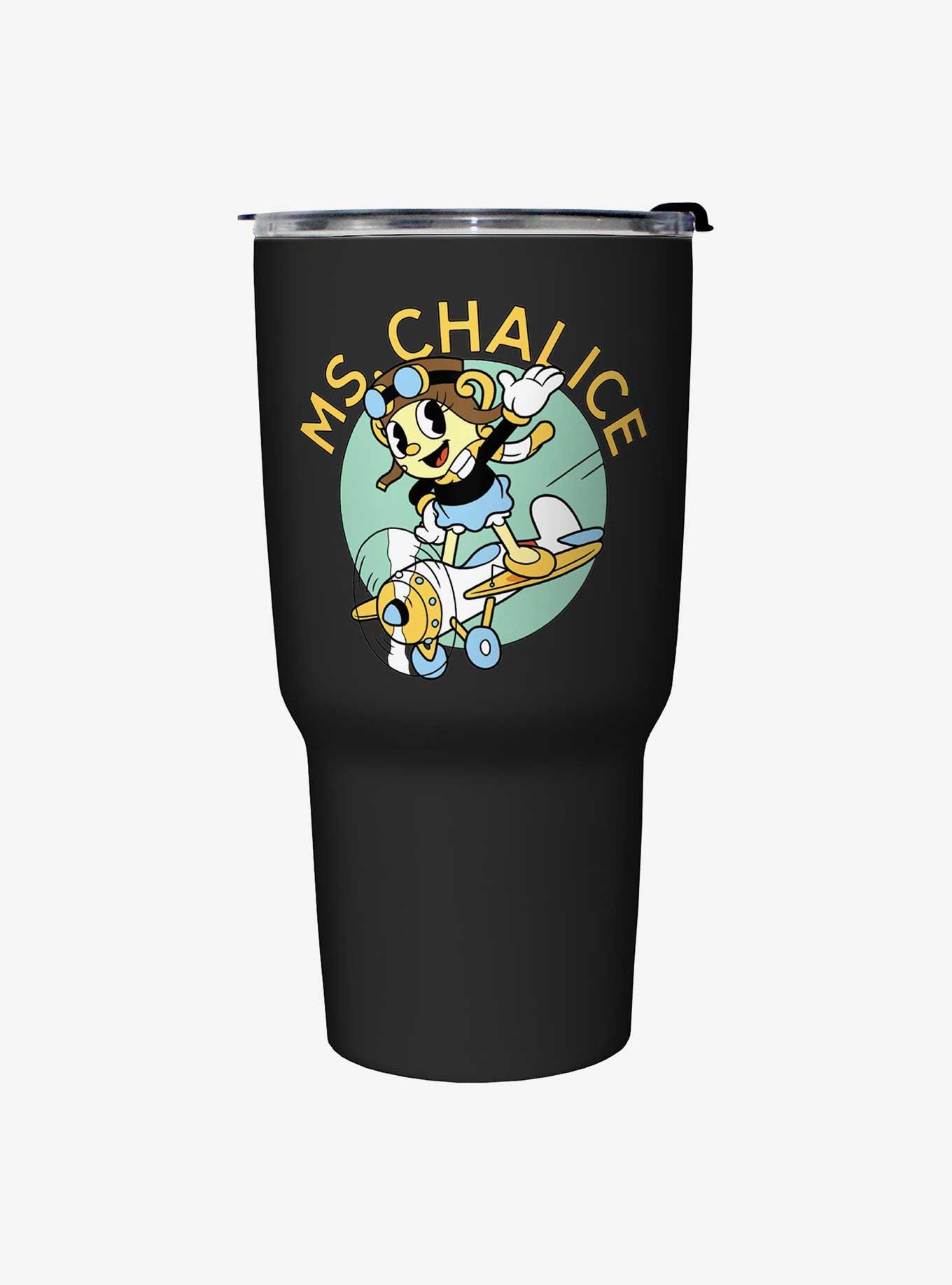 Cuphead: The Delicious Last Course Ms. Chalice Plane Ride Travel Mug, , hi-res