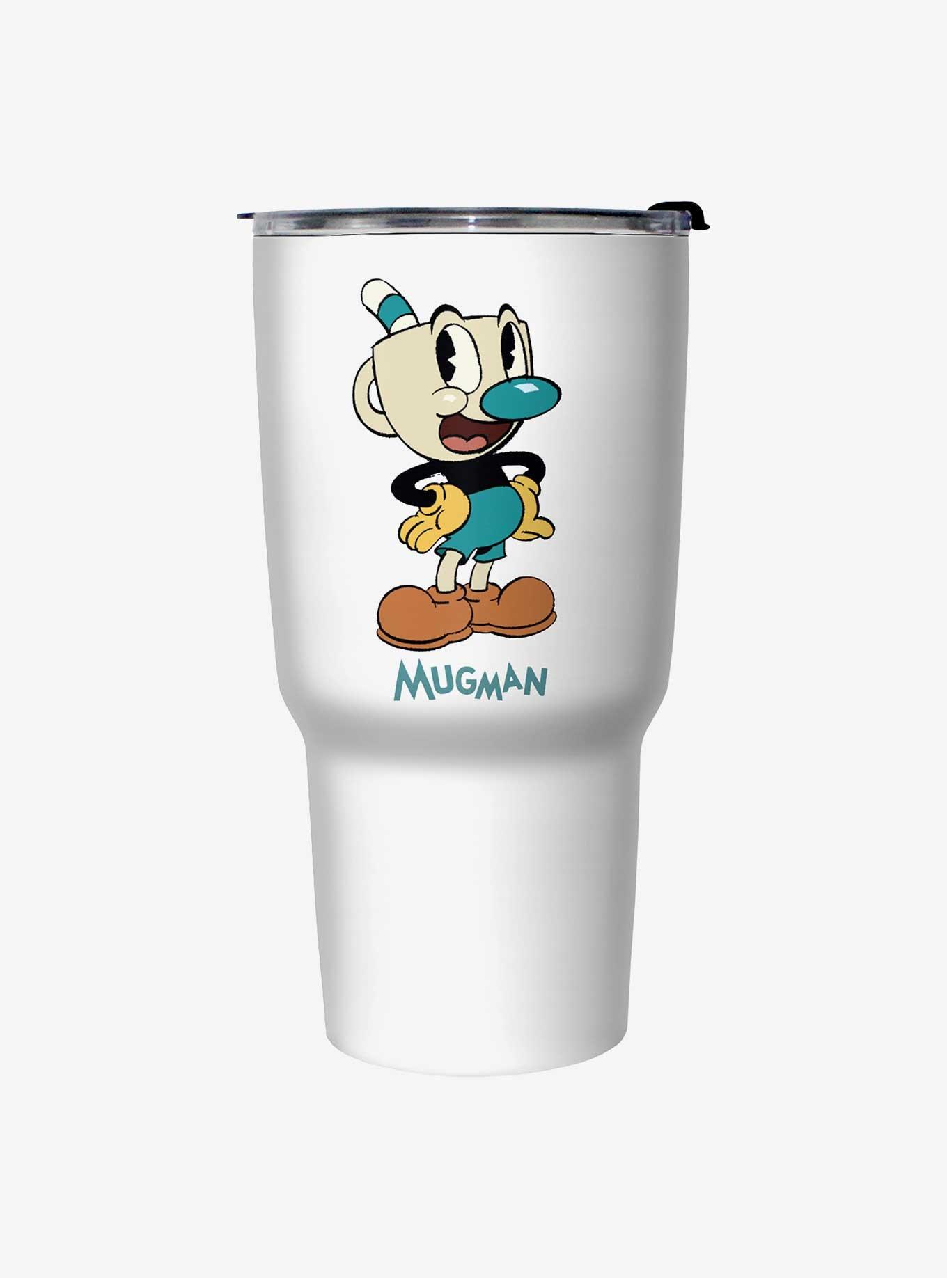 Cuphead: The Delicious Last Course Mugman Character Travel Mug, , hi-res