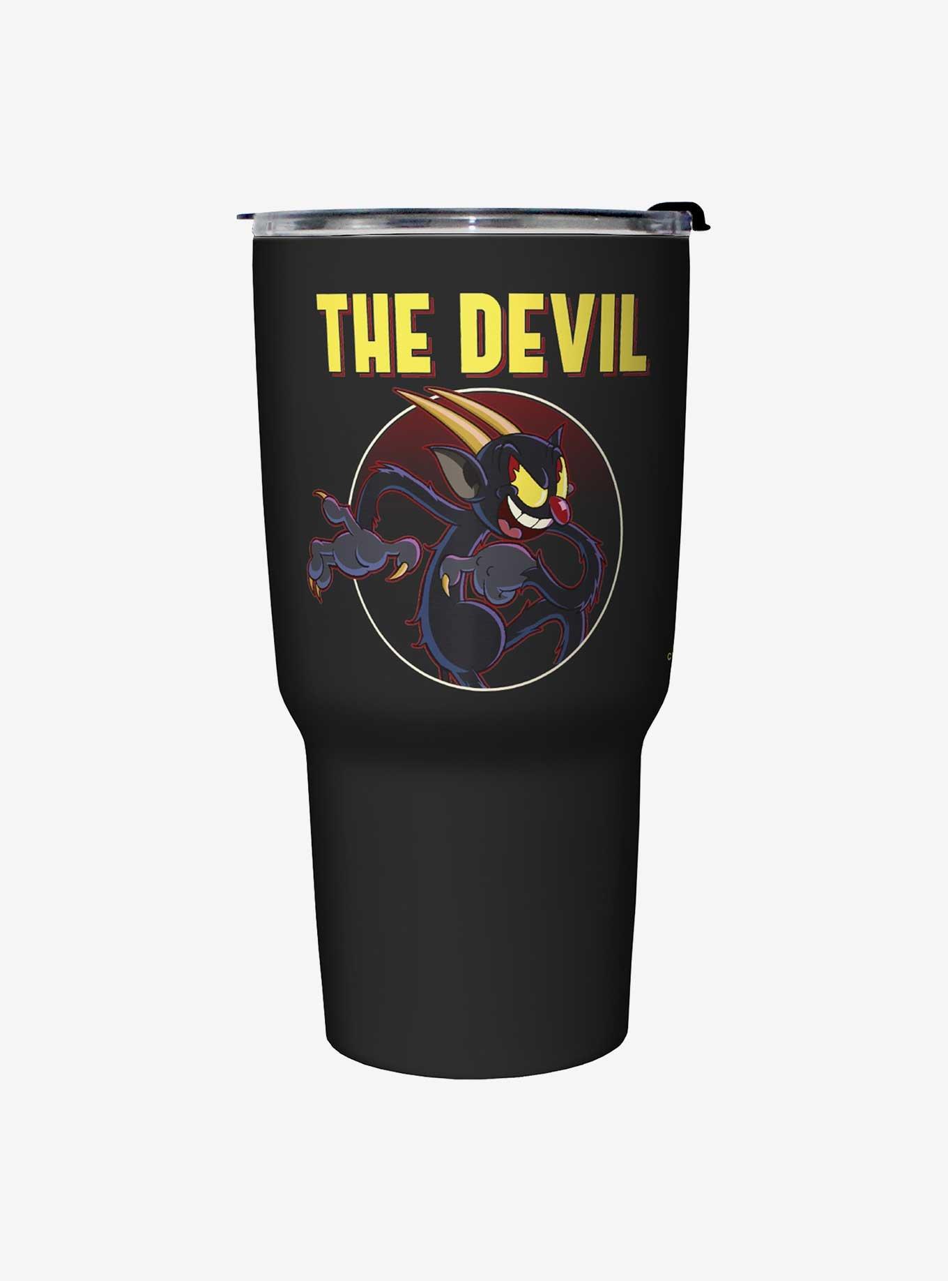 Cuphead: The Delicious Last Course The Devil Travel Mug, , hi-res