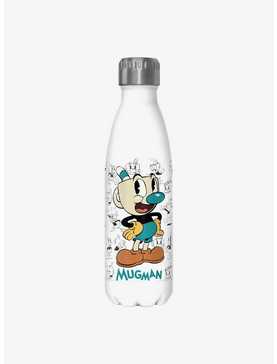 Cuphead: The Delicious Last Course Mugman Sketches Water Bottle, , hi-res