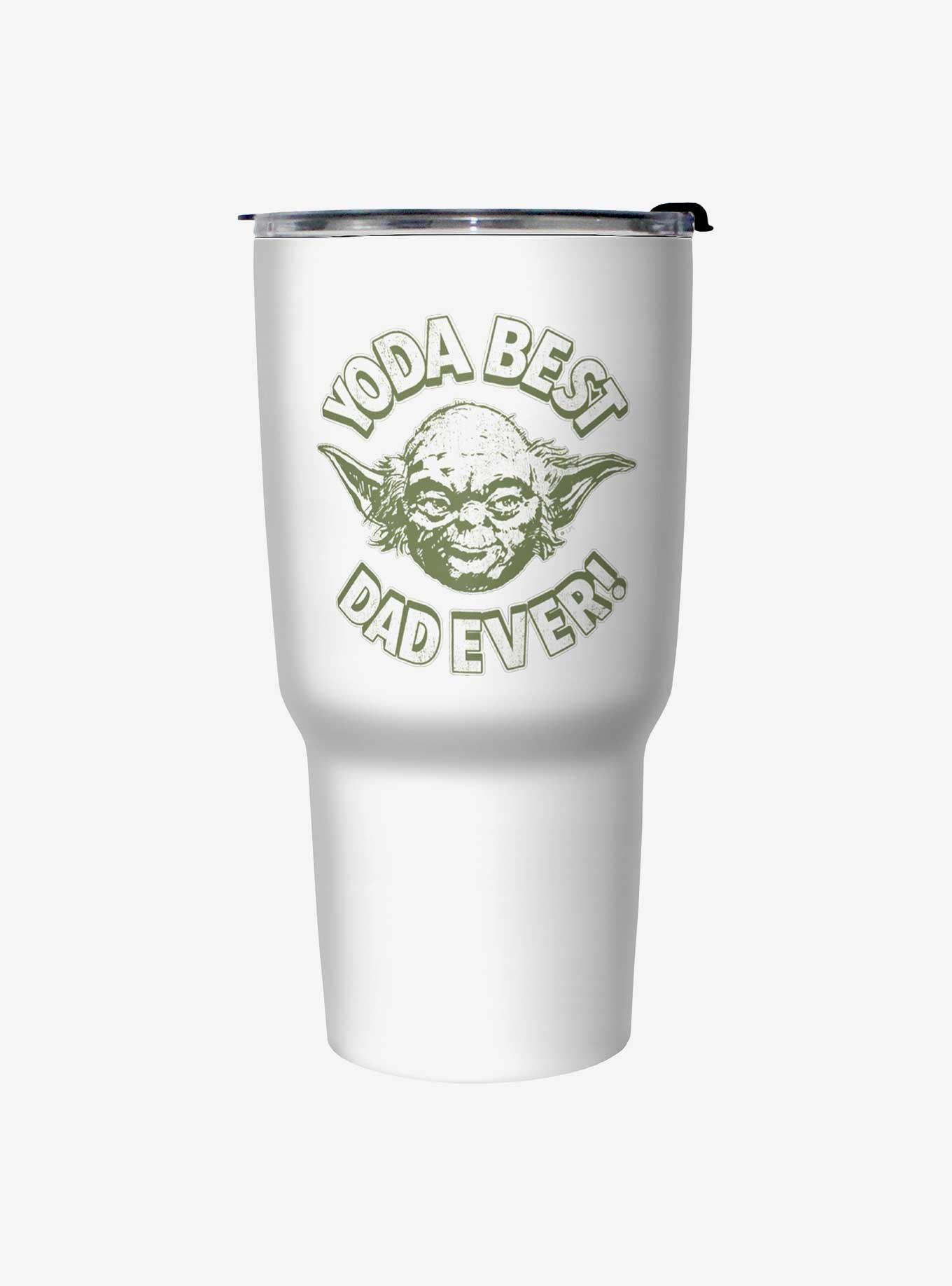 Star Wars Yoda Best Dad Ever Travel Mug, , hi-res