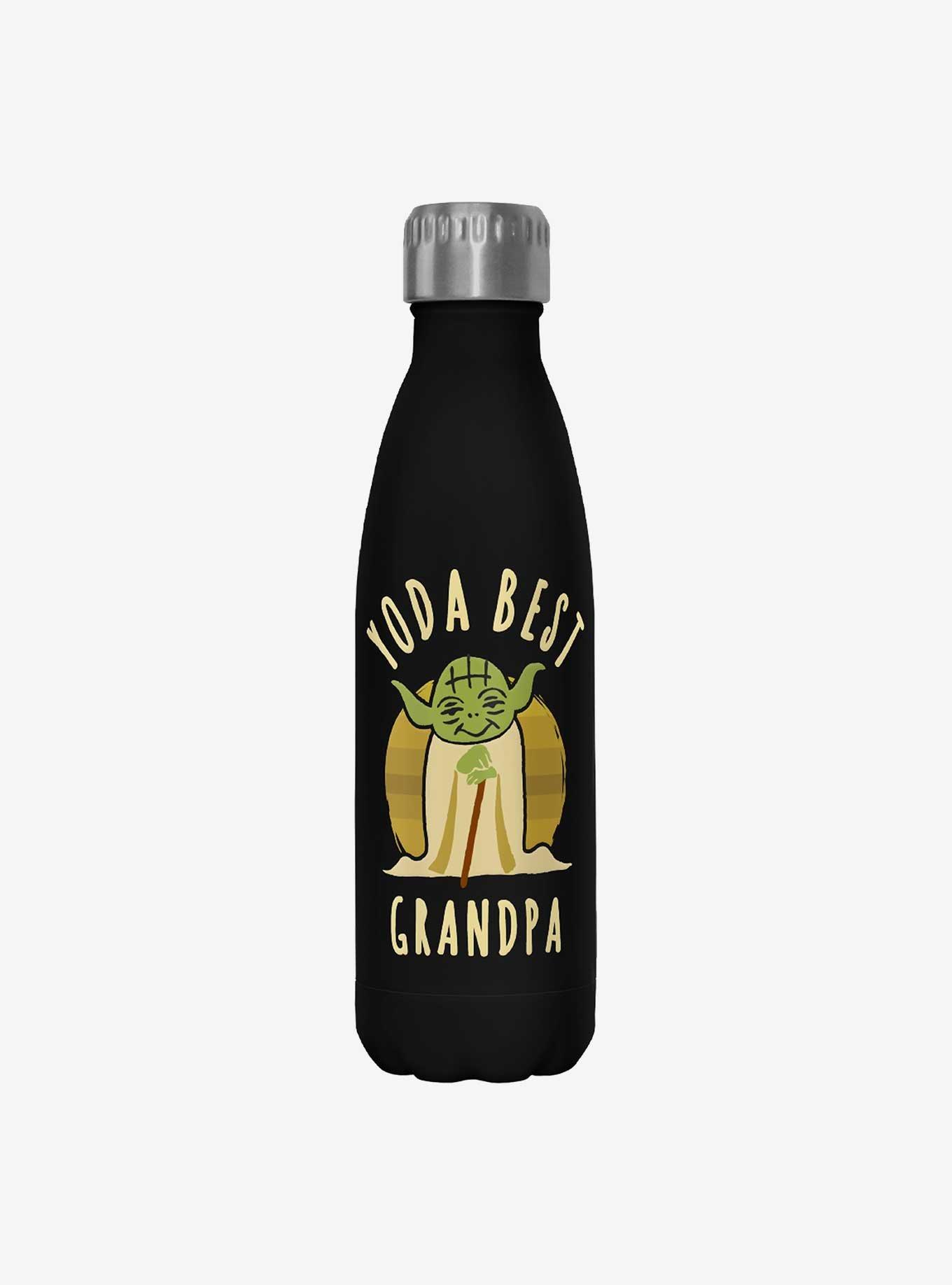 Star Wars Best Grandpa Yoda Says Water Bottle, , hi-res