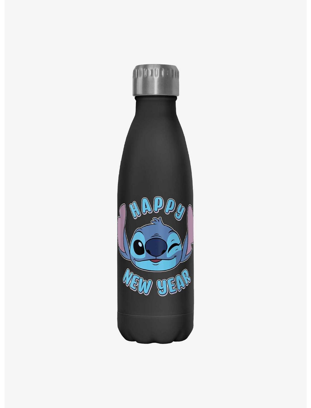 Disney Lilo & Stitch Happy New Year Stitch Wink Water Bottle, , hi-res