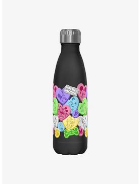 Disney Mickey Mouse Candy Hearts Water Bottle, , hi-res