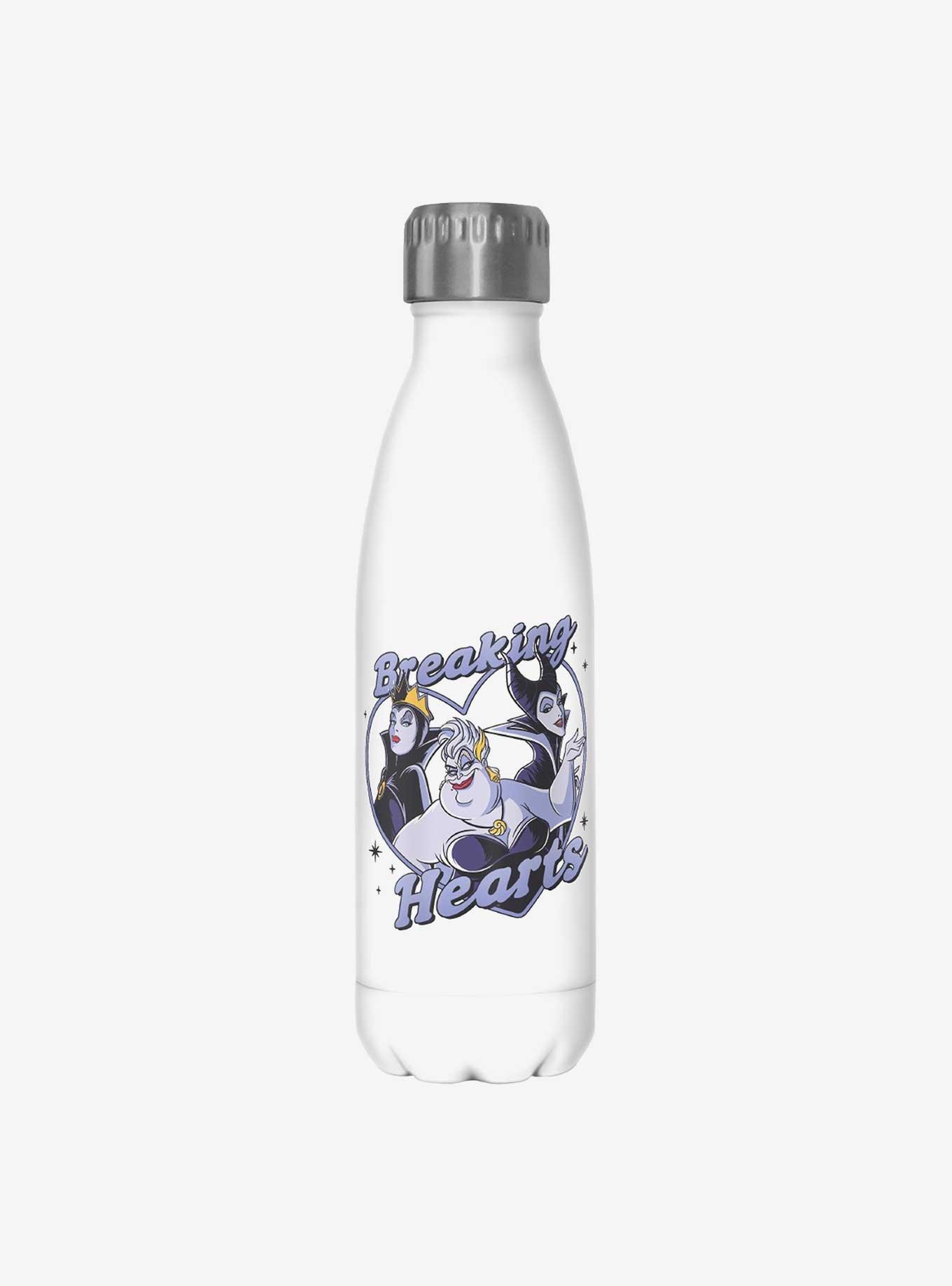 Disney Villains Breaking Hearts Water Bottle, , hi-res