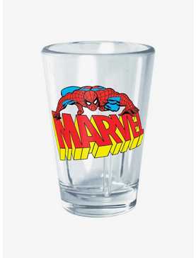 Marvel Spider-Man Spidey Marvel Logo Mini Glass, , hi-res