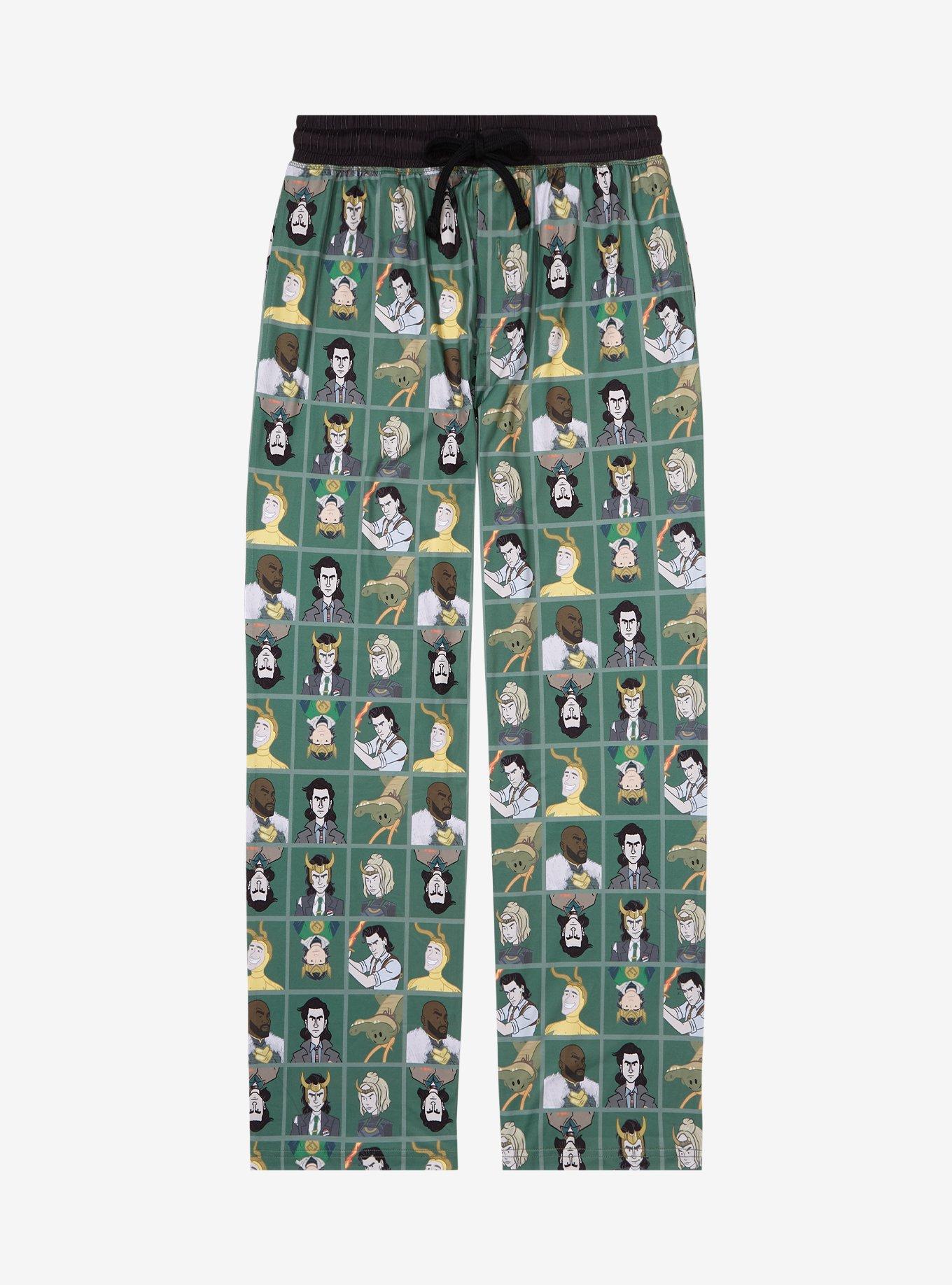 Marvel Loki Character Grid Sleep Pants - BoxLunch Exclusive