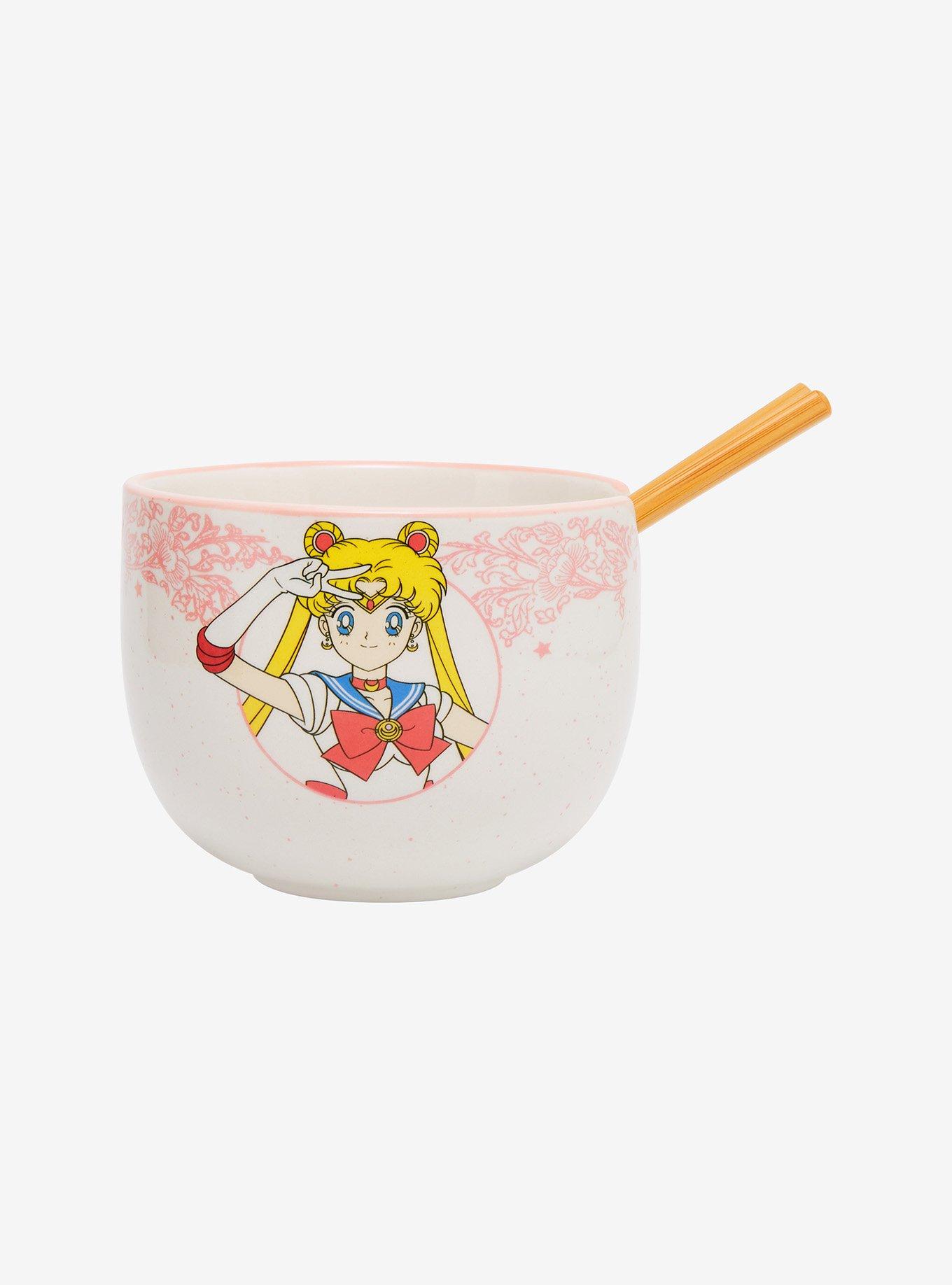 Sailor Moon Salute Ramen Bowl With Chopsticks, , hi-res