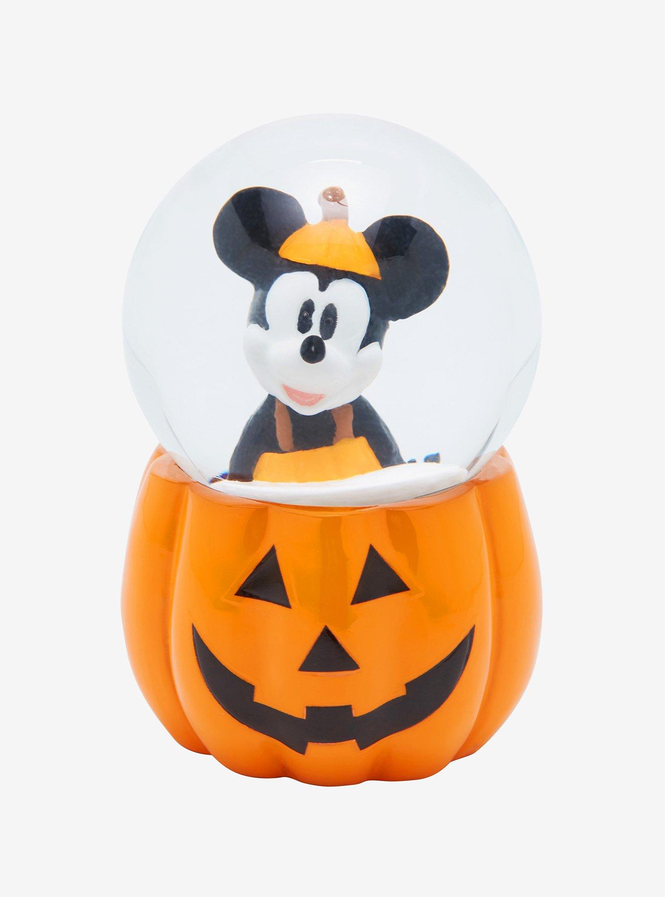 Disney Mickey Mouse Pumpkin Mini Snow Globe Hot Topic Exclusive, , hi-res