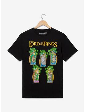 The Lord of the Rings Stained Glass Character Portraits T-Shirt - BoxLunch Exclusive, , hi-res