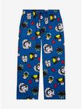 Marvel X-Men Character Portraits Allover Print Plus Size Sleep Pants - BoxLunch Exclusive, BLUE, hi-res