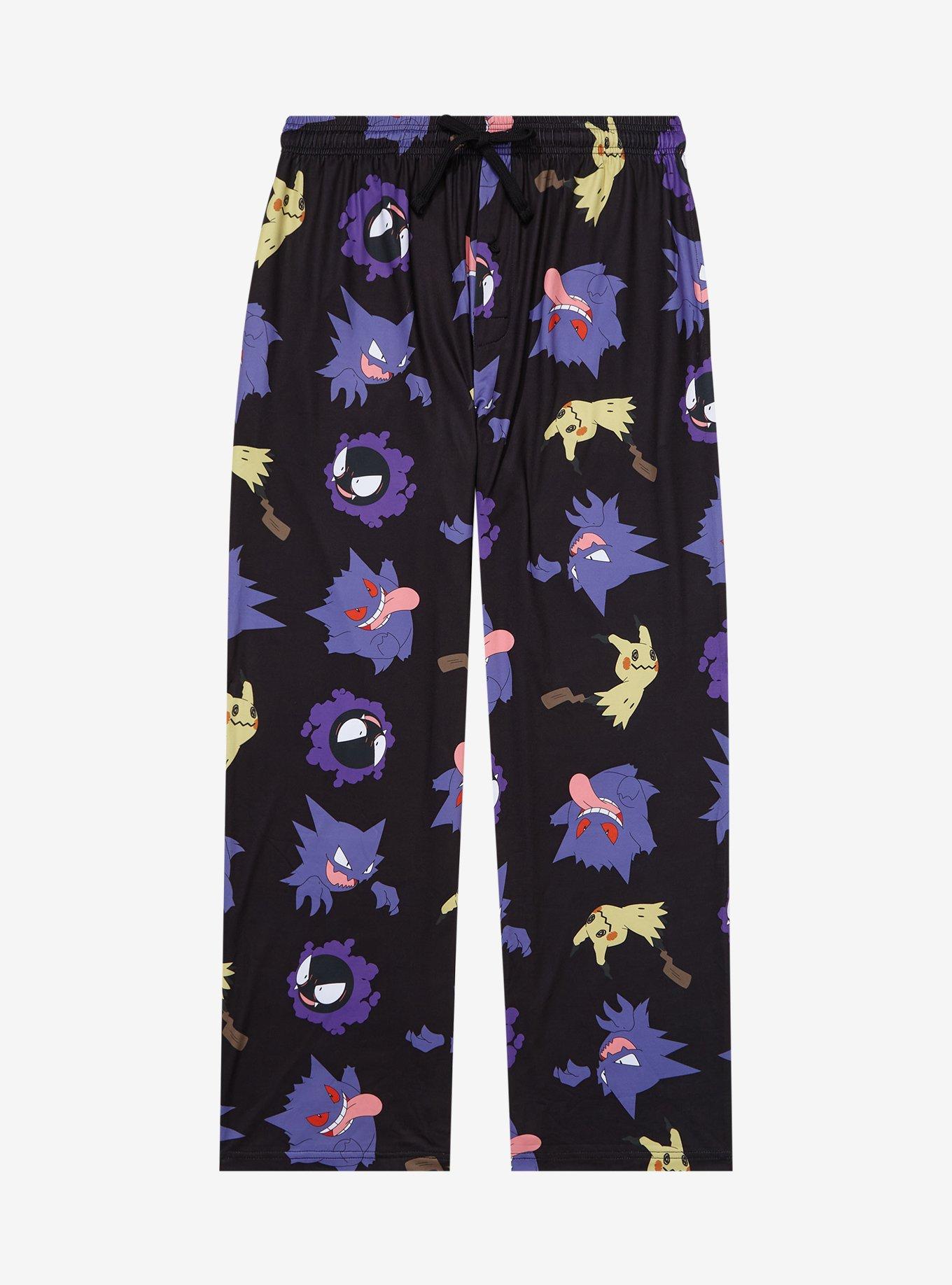 Pokémon Ghost Type Allover Print Sleep Pants - BoxLunch Exclusive ...