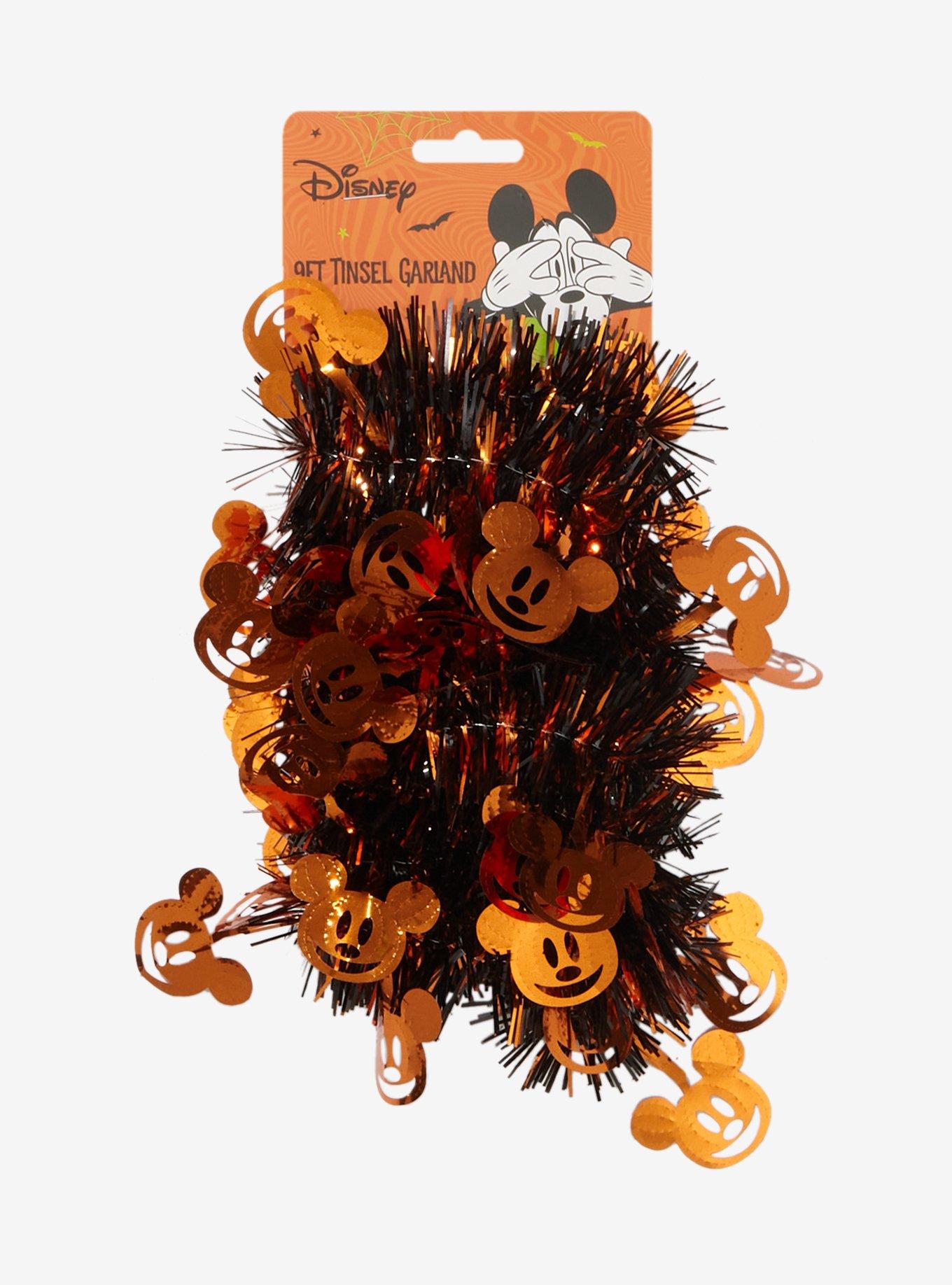 Disney Mickey Mouse Pumpkin Tinsel Garland, , hi-res