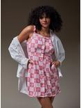 Pretty Guardian Sailor Moon Checkered Symbol Tank Dress - BoxLunch Exclusive, LIGHT PINK, hi-res