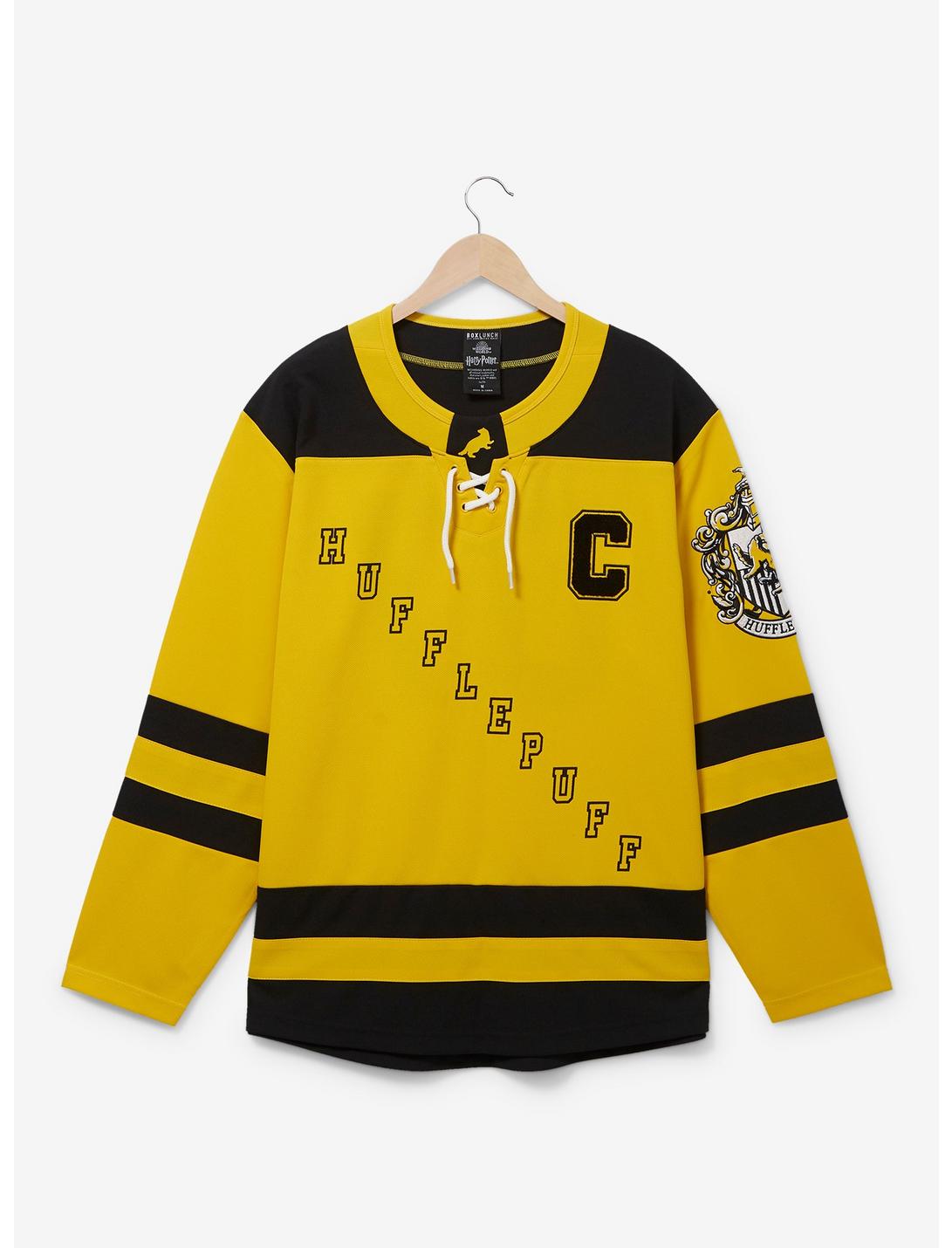 Harry Potter Hufflepuff Hockey Jersey - BoxLunch Exclusive, GOLD, hi-res