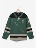Harry Potter Slytherin Hockey Jersey - BoxLunch Exclusive, DARK GREEN, hi-res