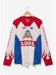 Sonic the Hedgehog Motocross Jersey - BoxLunch Exclusive, WHITE, hi-res