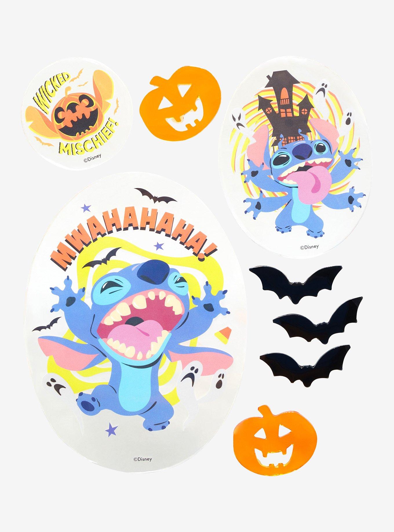 Disney Lilo & Stitch Halloween Gel Clings, , hi-res