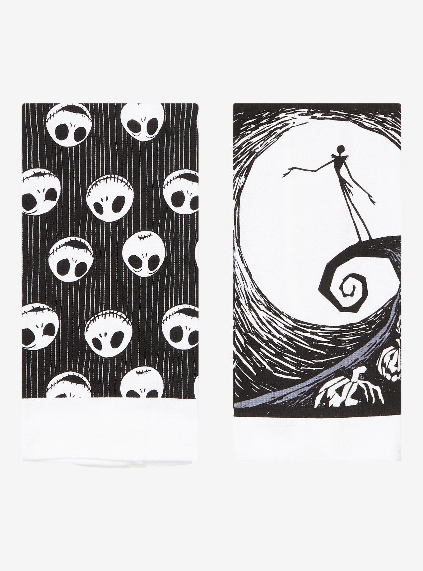 The Nightmare Before Christmas Jack Spiral Hill Kitchen Towel Set
