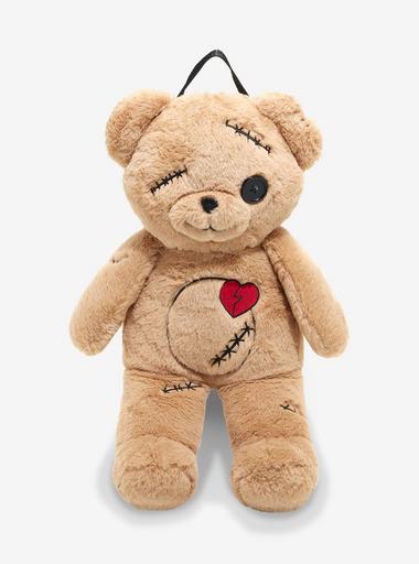 Zombie Bear Plush Mini Backpack | Hot Topic display picture 1