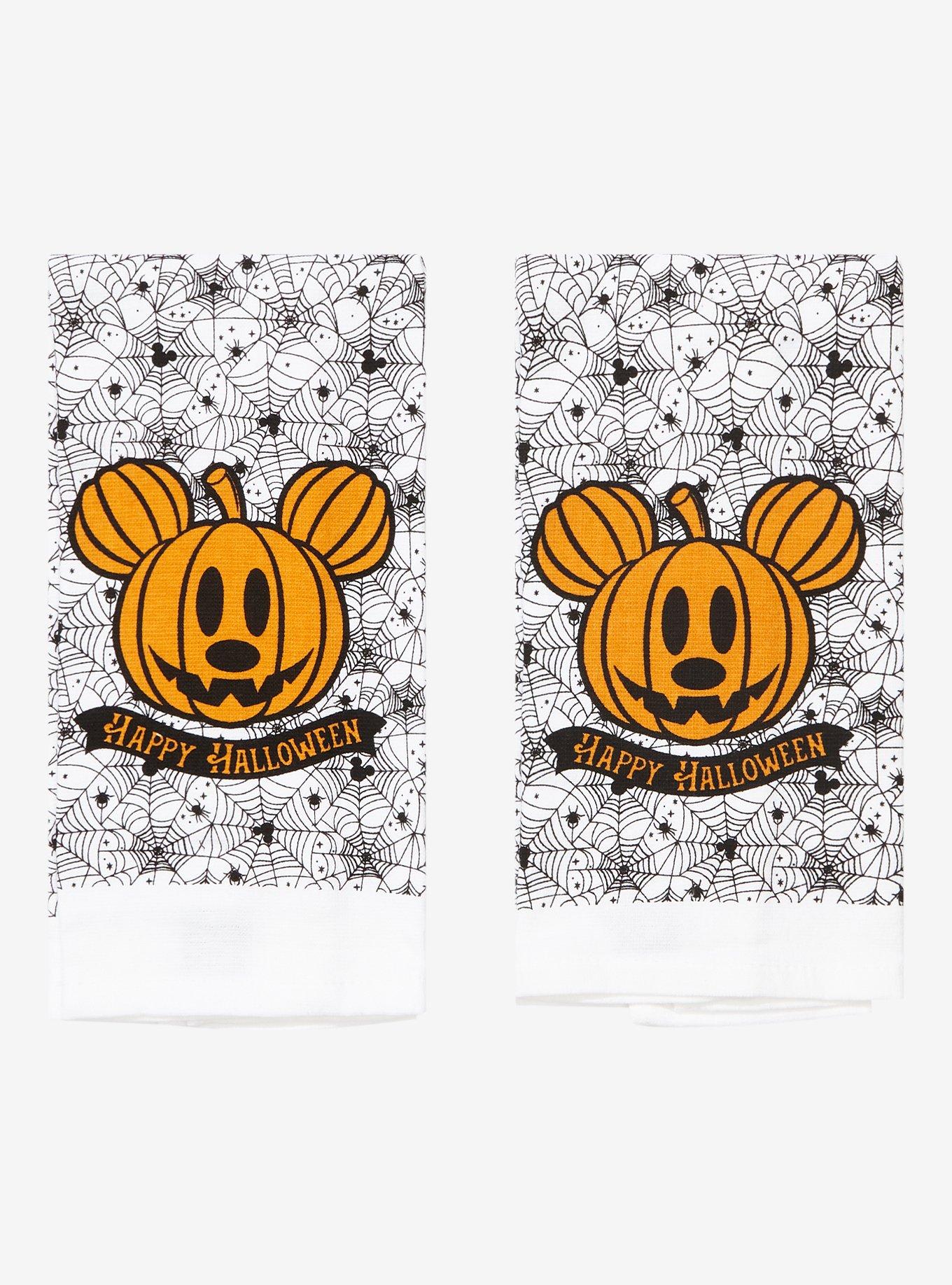 Disney Mickey Mouse Pumpkin Halloween Kitchen Towel Set, , hi-res