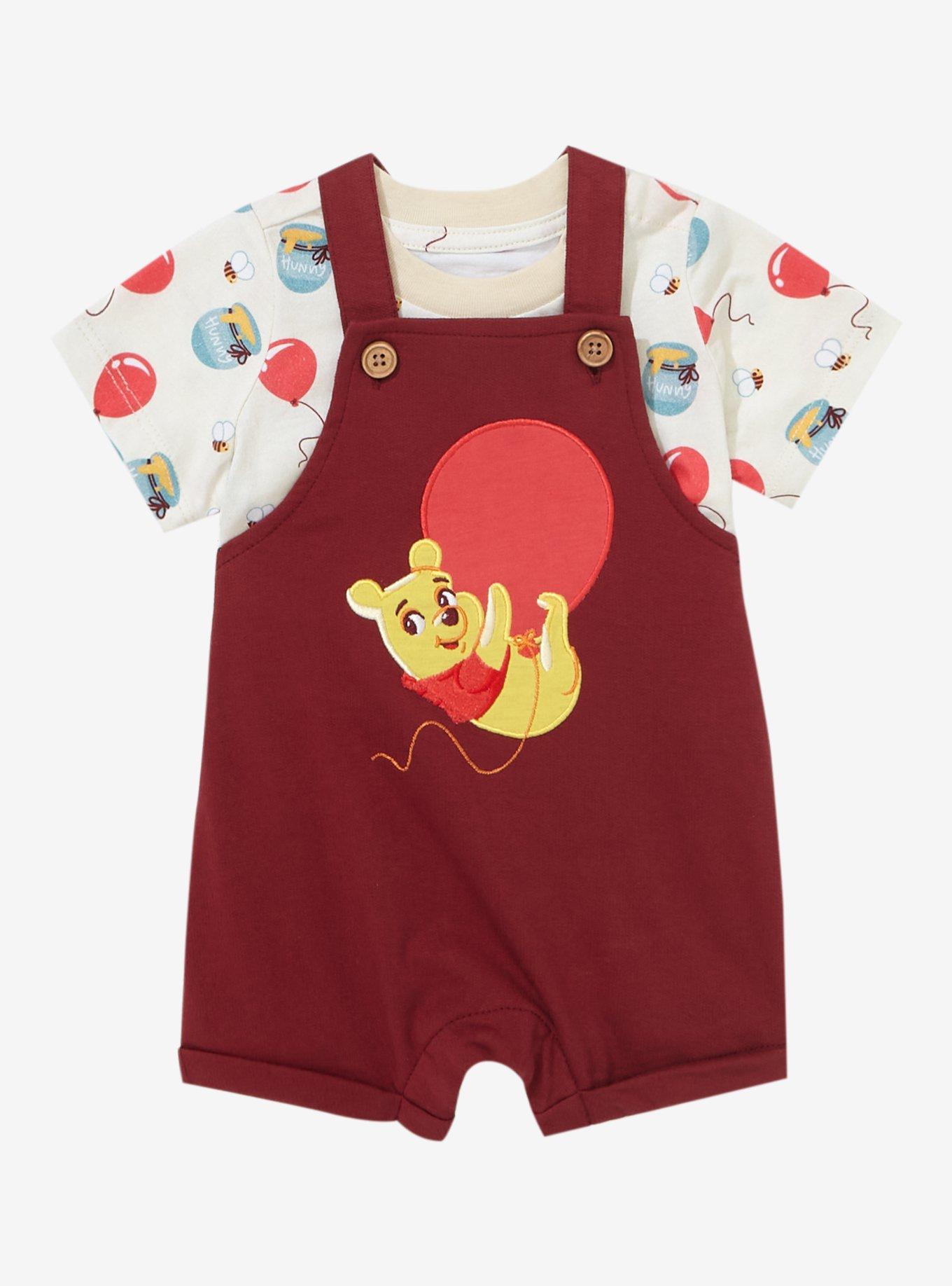 Disney 100 Winnie the Pooh Balloons Infant Overall Set BoxLunch Exclusive BoxLunch