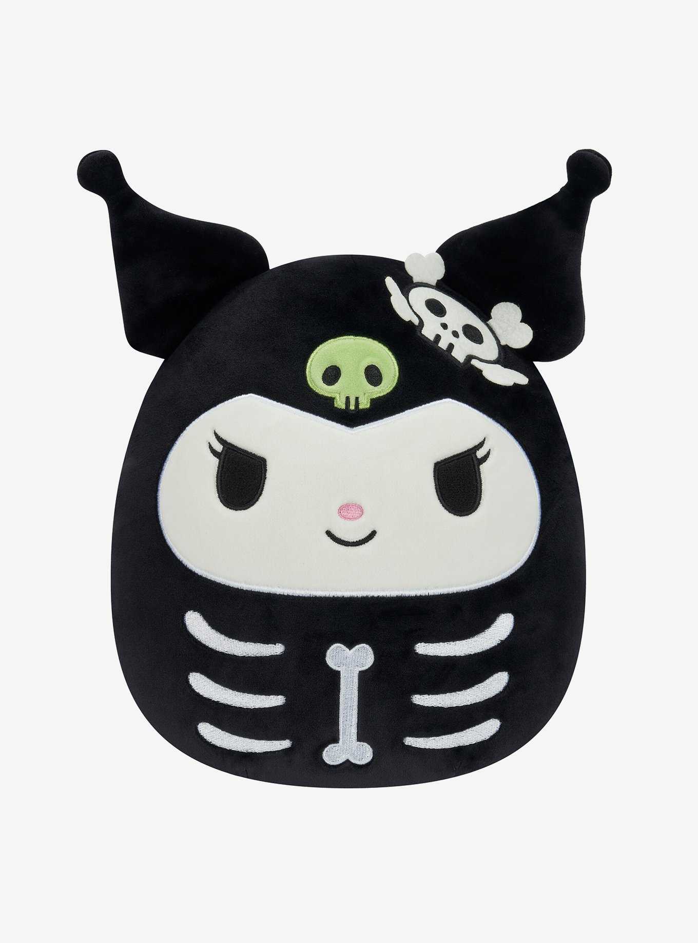 Squishmallows Official Kellytoy Sanrio Squad Squishy Stuffed Plush Toy  Animal (Kuromi, 8 Inch)