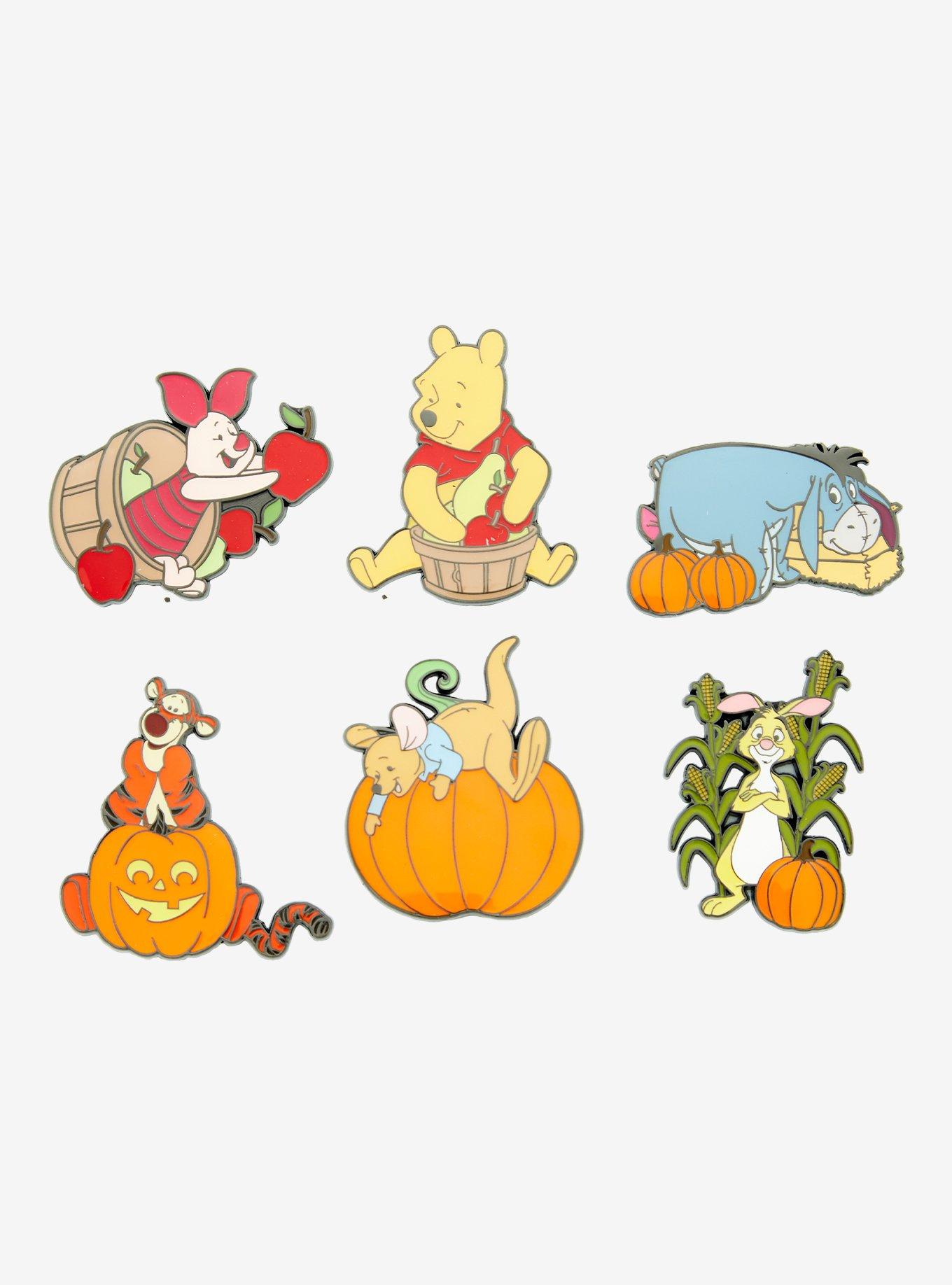 Loungefly Disney Winnie the Pooh Fall Characters Blind Box Enamel Pin - BoxLunch Exclusive, , hi-res