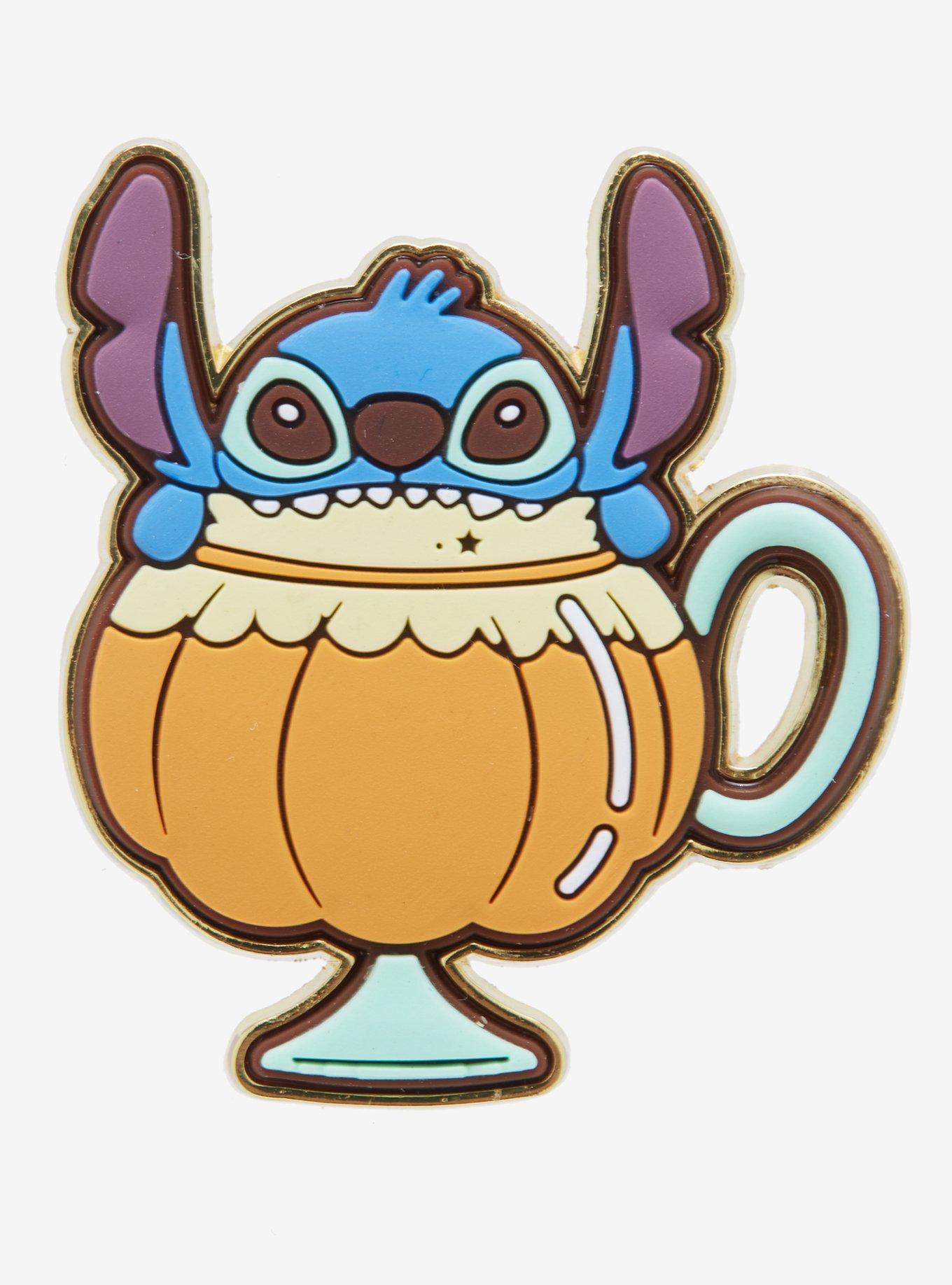 Loungefly Disney Lilo & Stitch Pumpkin Spice Scented Pin - BoxLunch Exclusive, , hi-res