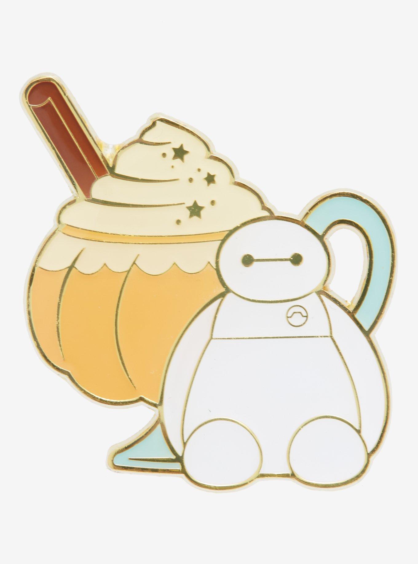 Loungefly Disney Big Hero 6 Baymax Pumpkin Spice Latte Enamel Pin - BoxLunch Exclusive, , hi-res