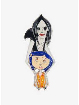 Loungefly Coraline Other Mother & Coraline Enamel Pin - BoxLunch Exclusive, , hi-res