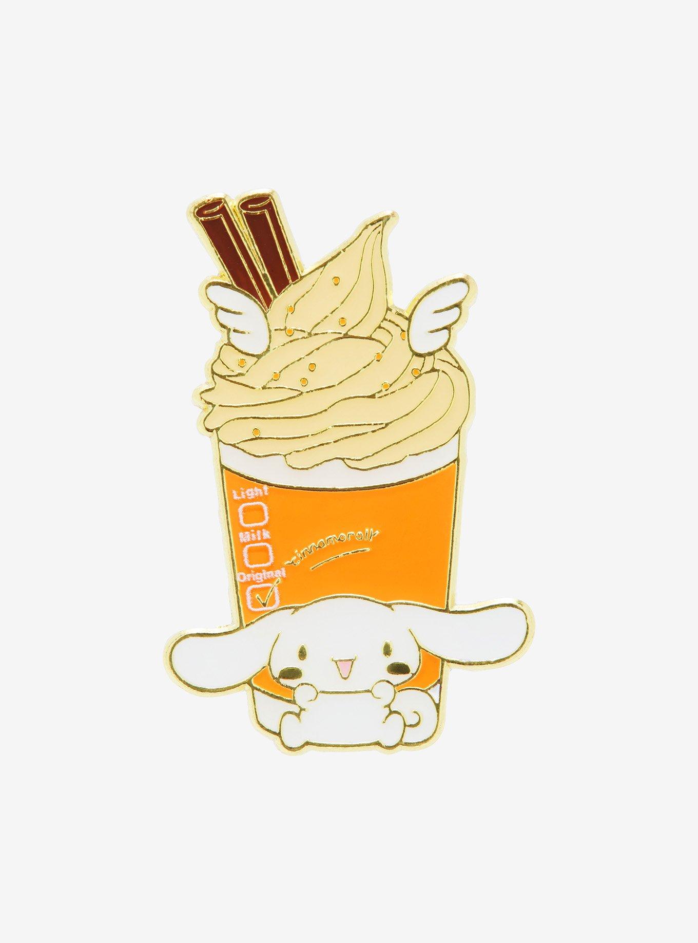 Cinnamon☆☆☆☆☆ Sanrio Cinnamoroll Pumpkin Spice Latte Enamel Pin - BoxLunch