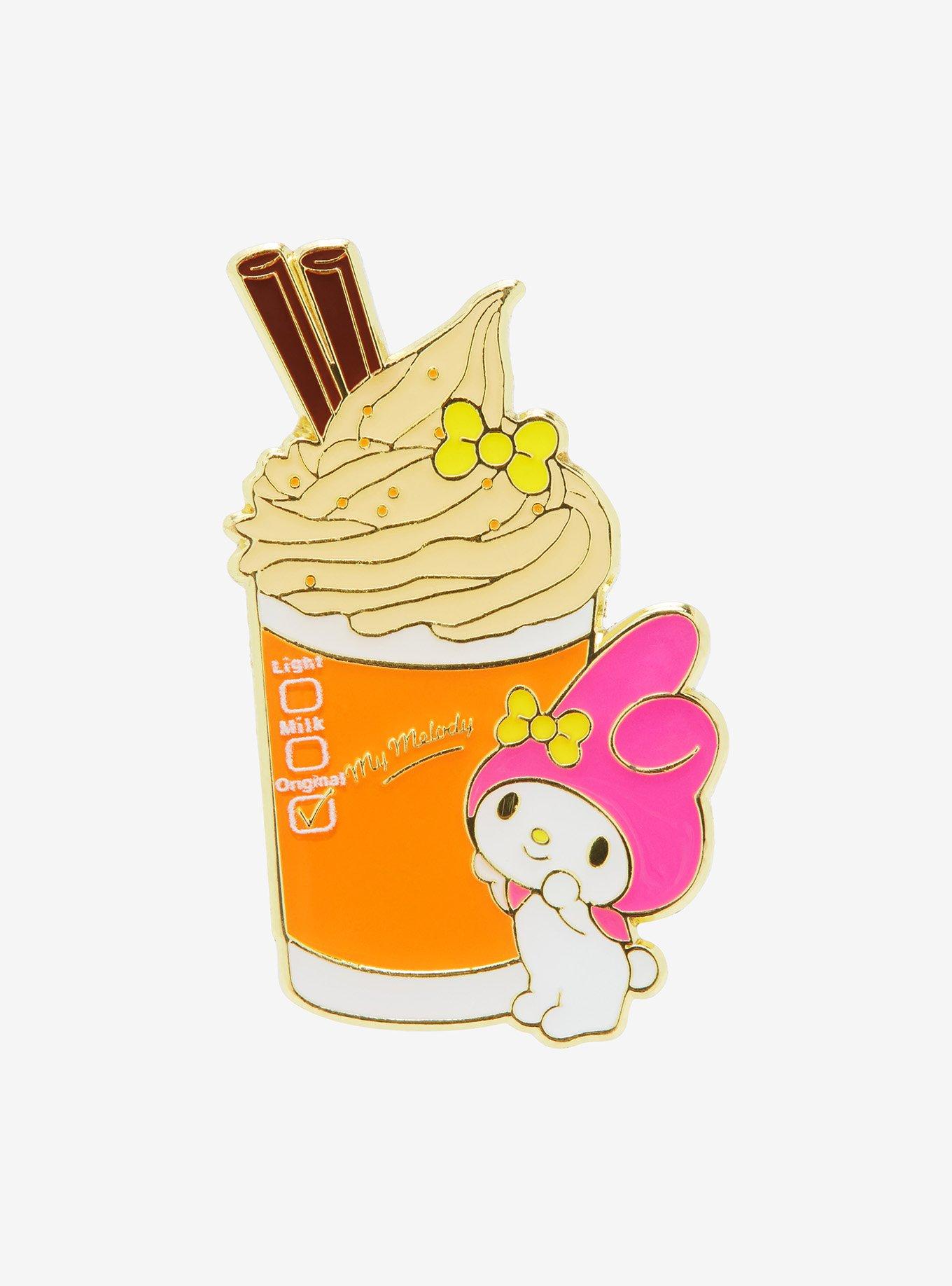 Sanrio My Melody Pumpkin Spice Latte Enamel Pin - BoxLunch