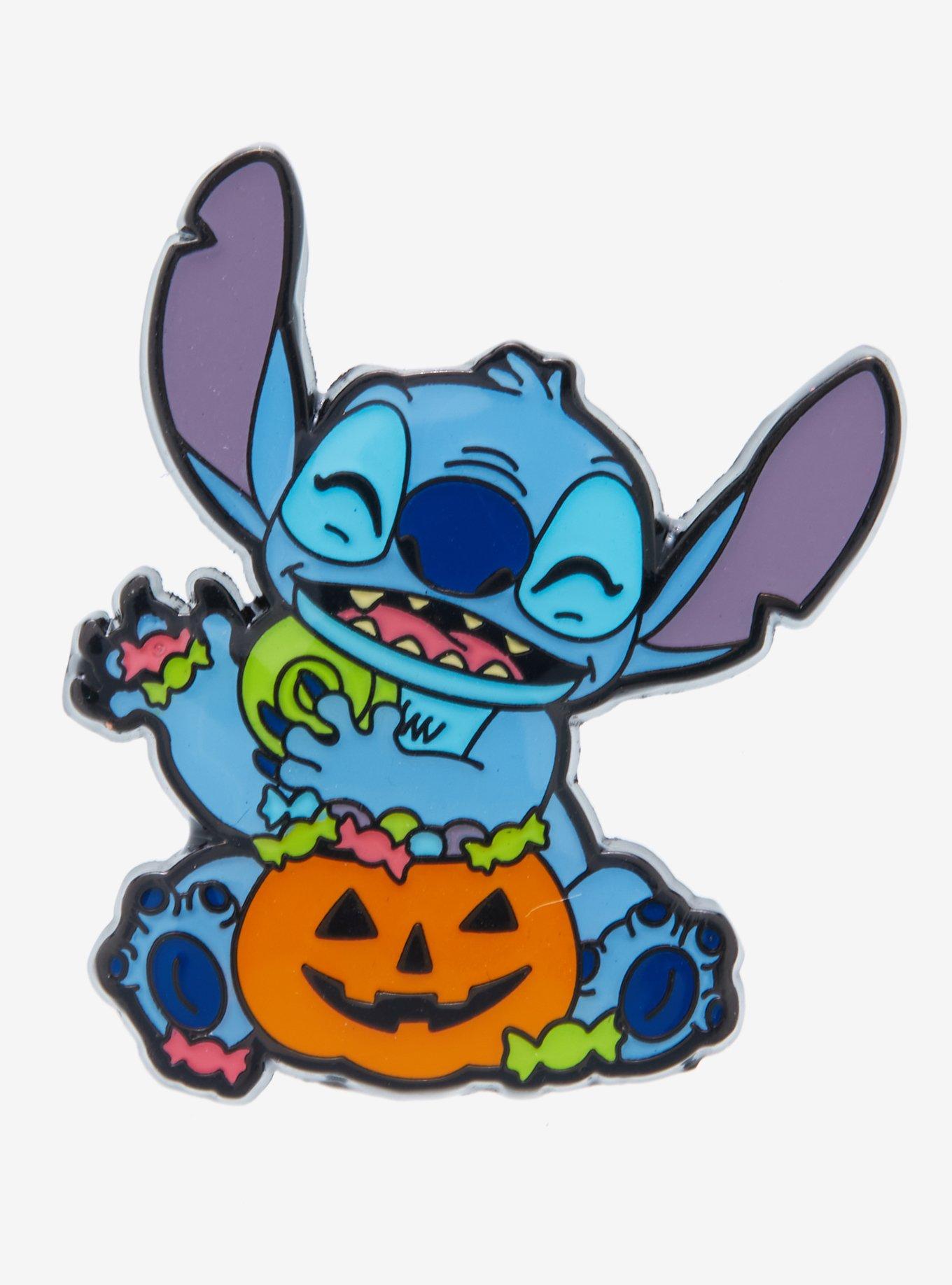 Loungefly Disney Lilo & Stitch Halloween Candy Stitch Enamel Pin - BoxLunch Exclusive, , hi-res