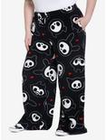 Skelanimals Character Plush Pajama Pants Plus Size, BLACK, hi-res
