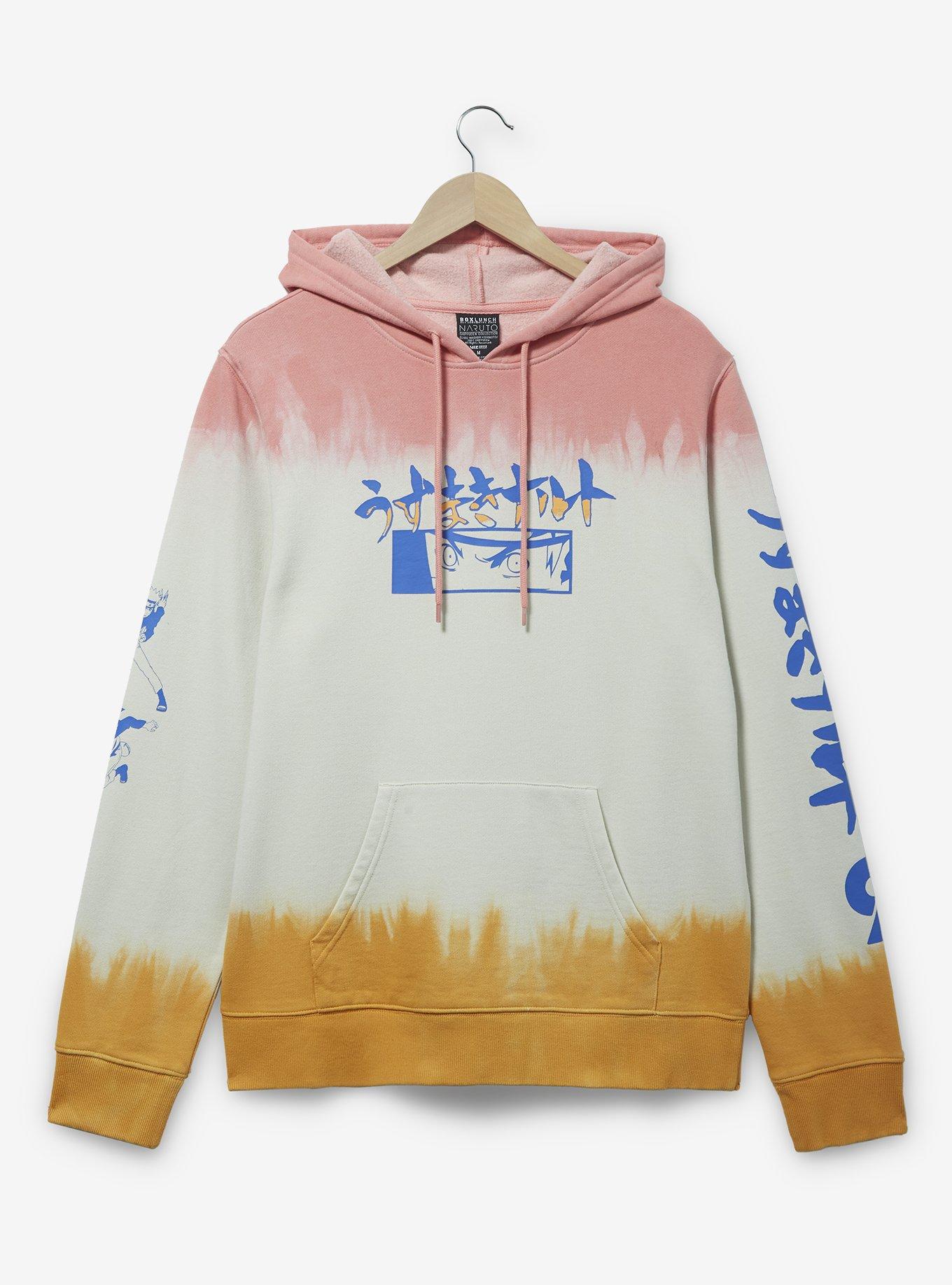 Naruto Shippuden Naruto Uzumaki Tonal Portrait Tie-Dye Hoodie - BoxLunch Exclusive, TANBEIGE, hi-res