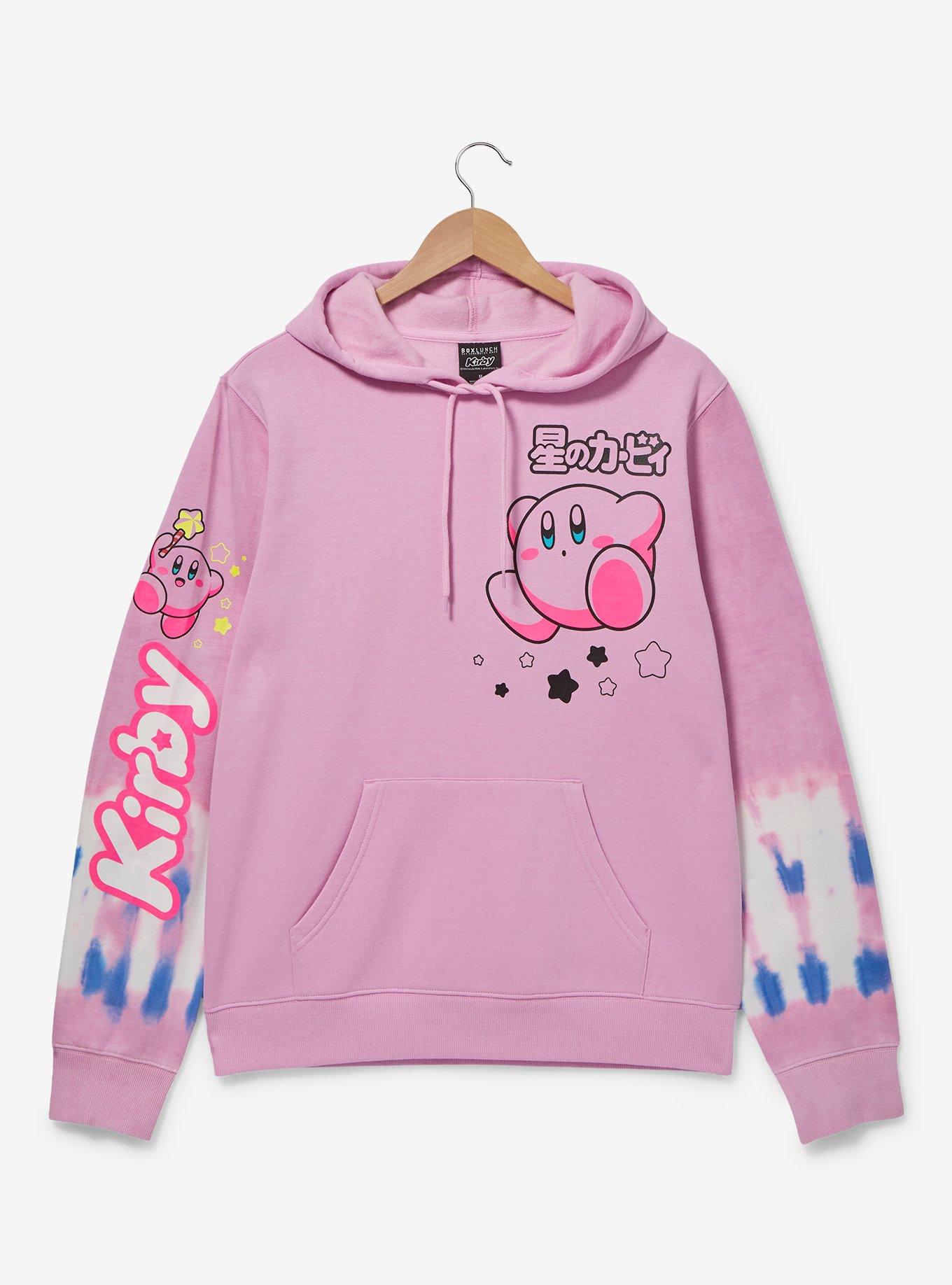 Nintendo Kirby Portraits Tie-Dye Hoodie - BoxLunch Exclusive, PINK, hi-res