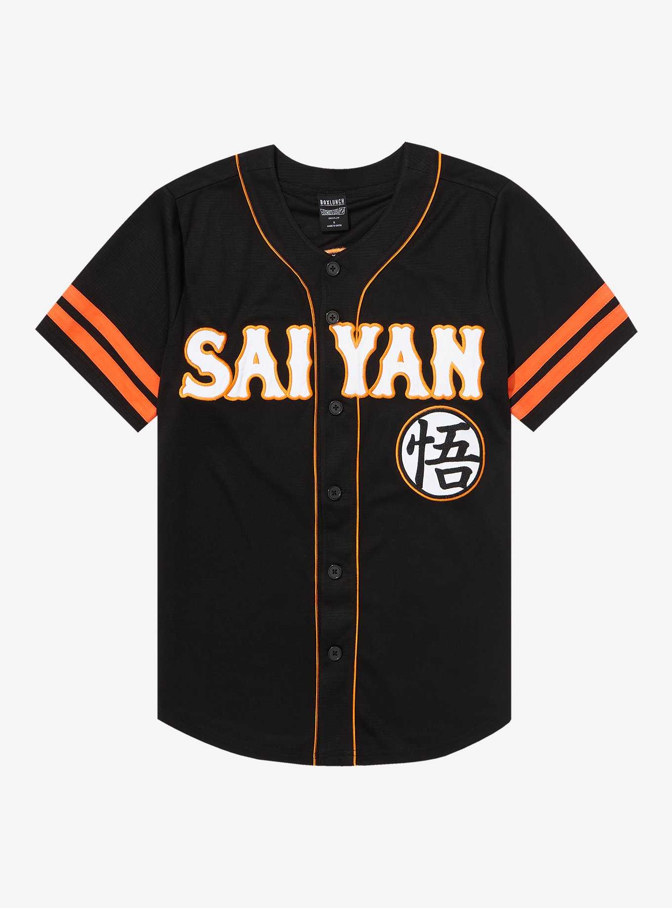 Dragon Ball Z Saiyan Baseball Jersey - BoxLunch Exclusive, , hi-res