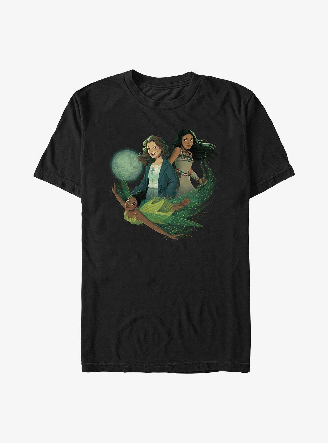 Disney Peter Pan & Wendy Girl Trio T-Shirt, BLACK, hi-res