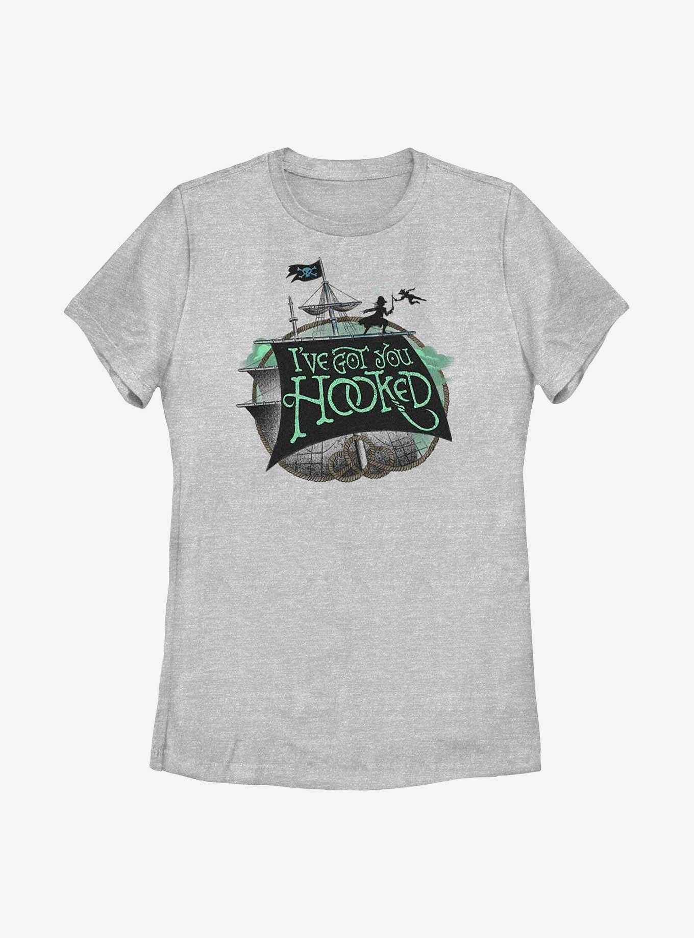 Disney Peter Pan & Wendy I've Got You Hooked Womens T-Shirt, ATH HTR, hi-res