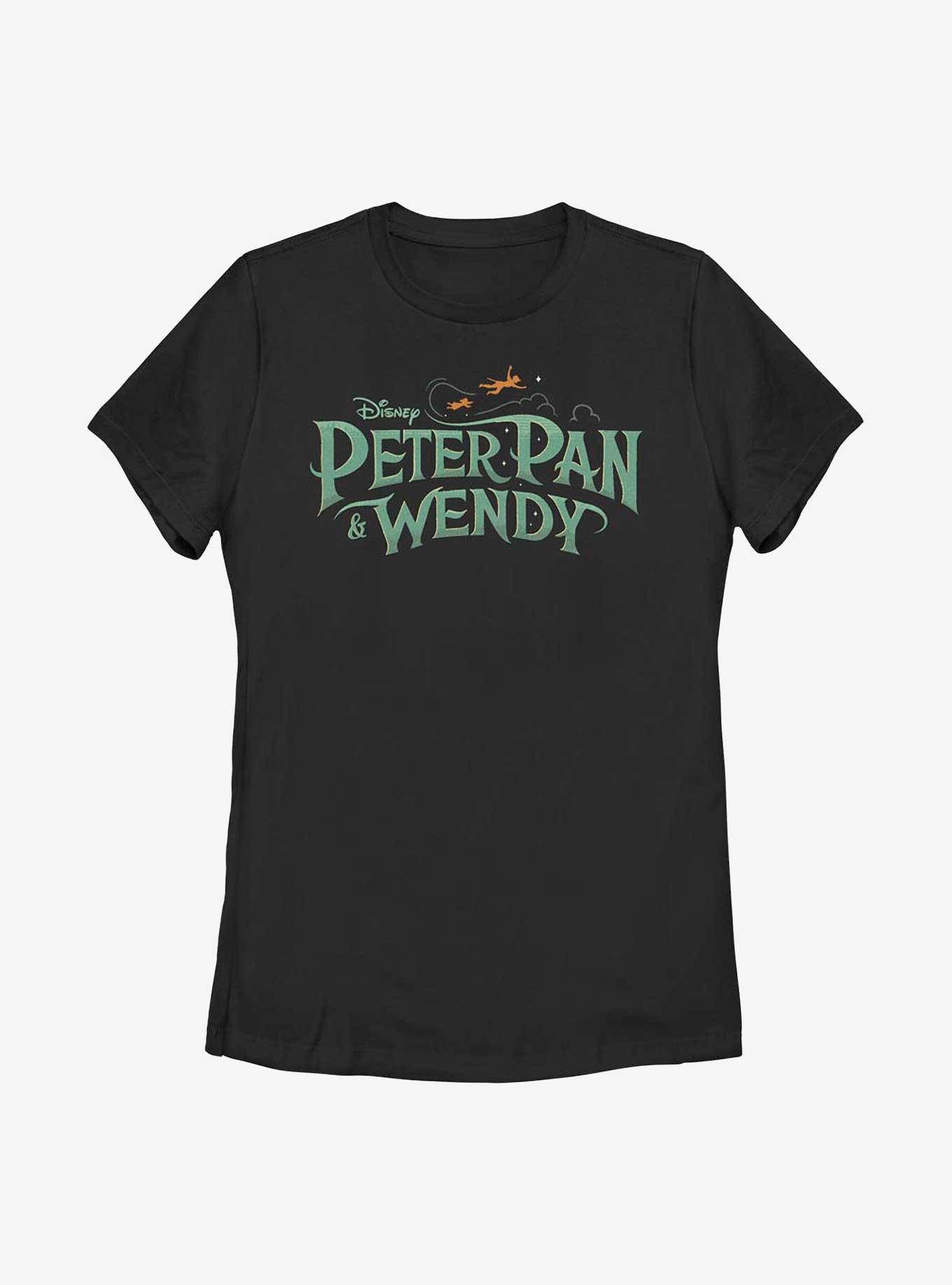 Disney Peter Pan & Wendy Title Womens T-Shirt, BLACK, hi-res